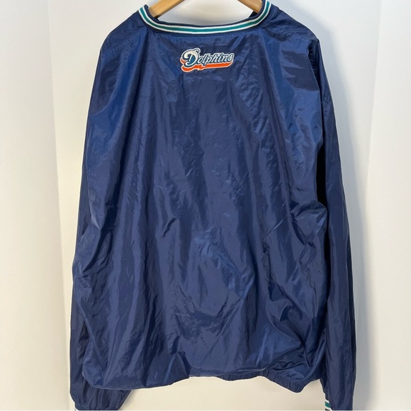 Vintage NFL Starters Miami Dolphins NFL Thick Windbreaker Adult XL Embroidered - Picture 3 of 8